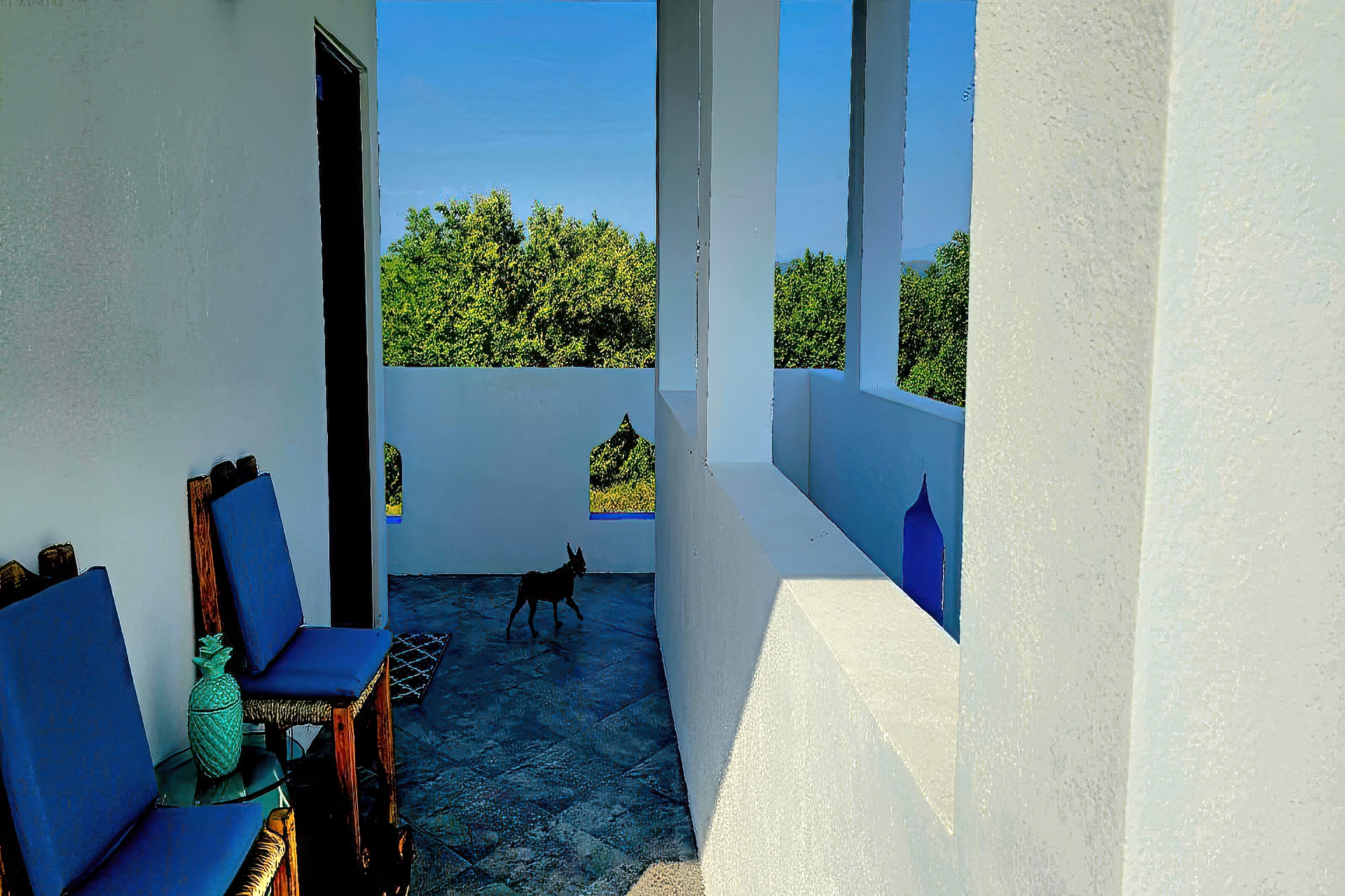 Green Apartment Deck